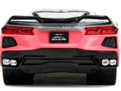 2020 Chevrolet Corvette Gray Metallic and Pink Pink Slips Series 1/24 Diecast Model Car Jada 35068
