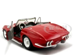 1967 Chevrolet Corvette Red Convertible 1/24 Diecast Car Model Motormax 73224