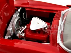 1967 Chevrolet Corvette Red Convertible 1/24 Diecast Car Model Motormax 73224