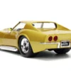 1969 Chevrolet Corvette Stingray ZL-1 Gold Metallic with Black Stripe Bigtime Muscle Series 1/24 Diecast Model Car Jada 33863