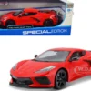 2020 Chevrolet Corvette Stingray C8 Red 1/18 Diecast Model Car Maisto 31447