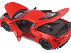 2020 Chevrolet Corvette Stingray C8 Red 1/18 Diecast Model Car Maisto 31447
