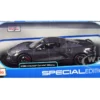 2020 Chevrolet Corvette Stingray C8 Dark Gray Metallic Racing Stripes 1/18 Diecast Model Car Maisto 31447