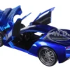 2009 Chevrolet Corvette Stingray Concept Blue 1/24 Diecast Model Car Jada 97468