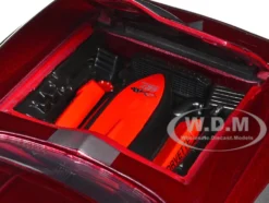 1963 Chevrolet Corvette Stingray Red Metallic with Silver Graphics Bigtime Muscle Series 1/24 Diecast Model Car Jada 35023