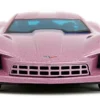 2009 Chevrolet Corvette Stingray Concept Pink Metallic with Blue Tinted Windows Pink Slips Series 1/32 Diecast Model Car Jada 34854