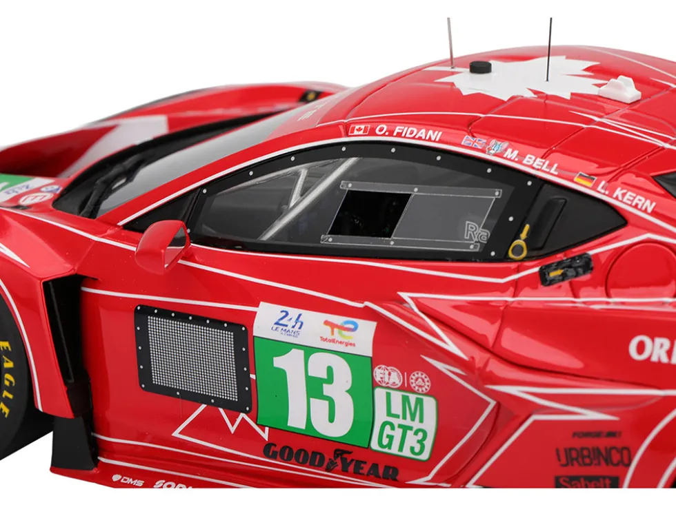 Chevrolet Corvette Z06 GT3.R #13 Matt Bell - Orey Fidani - Lars Kern "AWA Racing" "24 Hours of Le Mans" (2025) 1/18 Model Car by Top Speed