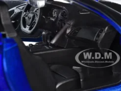 2019 Chevrolet Corvette ZR1 Blue Metallic and White 