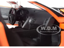 2019 Chevrolet Corvette ZR1 Orange Black Accents 1/24 Diecast Model Car Motormax 79356