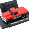 1972 Chevrolet C-10 Pickup Truck Red and Black "Edelbrock" 1/64 Diecast Model Car by Muscle Machines
