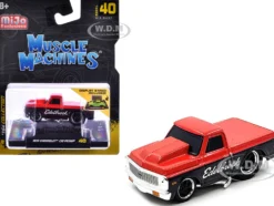 1972 Chevrolet C-10 Pickup Truck Red and Black