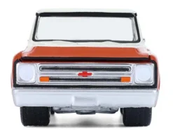 1968 Chevrolet C-10 Pickup Truck with Toolbox Orange and Beige