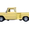 1965 Chevrolet C10 Stepside Pickup Truck Yellow 1/87 HO Scale Diecast Model Car Oxford Diecast 87CP65007