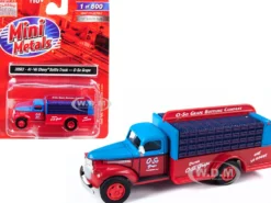 1941 1946 Chevrolet Delivery Bottle Truck O-So Grape 1/87 HO Scale Model Classic Metal Works 30563