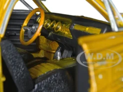 1965 Chevrolet El Camino Lowrider Gold Metallic Graphics Lowriders Series 1/25 Diecast Model Car Maisto 32543GLD