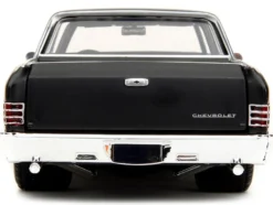 1967 Chevrolet El Camino Matt Black Fast & Furious Series 1/24 Diecast Model Car Jada 34413