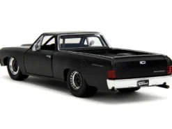 1967 Chevrolet El Camino Matt Black Fast & Furious Series 1/32 Diecast Model Car Jada 34414