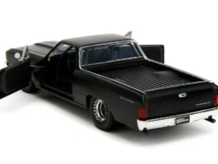 1967 Chevrolet El Camino Matt Black Fast & Furious Series 1/32 Diecast Model Car Jada 34414