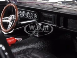 1970 Chevrolet El Camino SS Black 1/25 Diecast Car Model New Ray 71883
