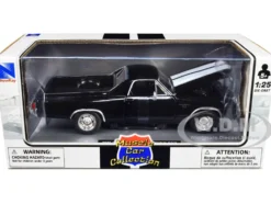 1970 Chevrolet El Camino SS Black 1/25 Diecast Car Model New Ray 71883