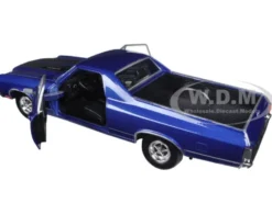 1970 Chevrolet El Camino SS 396 Blue 1/24 Diecast Model Car Motormax 79347