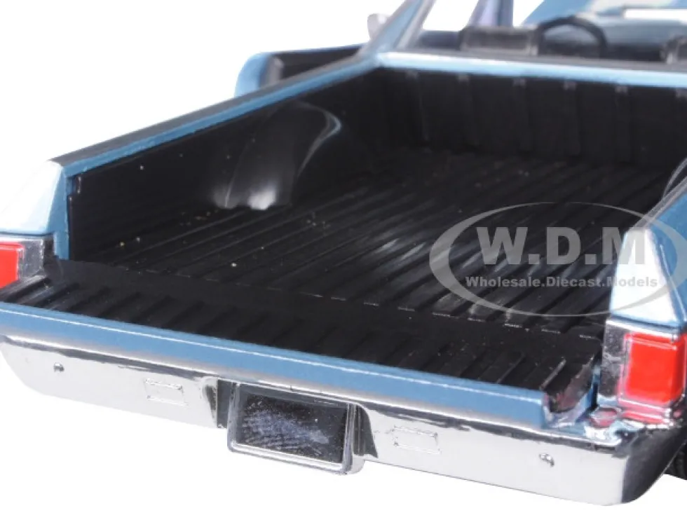 1970 Chevrolet El Camino SS Blue 1/24 Diecast Model Car New Ray 71883