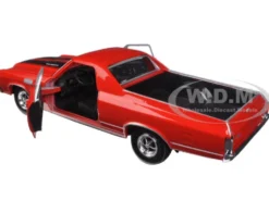 1970 Chevrolet El Camino SS 396 Red 1/24 Diecast Model Car Motormax 79347