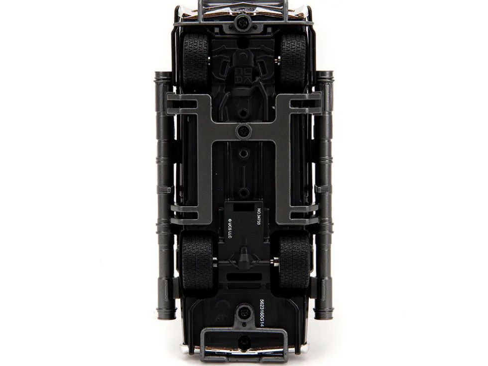 1967 Chevrolet El Camino with Cannons Matt Black Fast X 2023 Movie Fast & Furious Series 1/32 Diecast Model Car Jada 34733