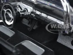 1958 Chevrolet Impala Black 1/24 Diecast Model Car Motormax 73267
