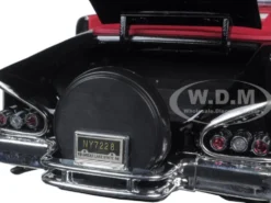 1958 Chevrolet Impala Black Timeless Classics 1/18 Diecast Model Car Motormax 73112 BK-TC