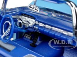 1958 Chevrolet Impala Blue 1/24 Diecast Model Car Motormax 73267