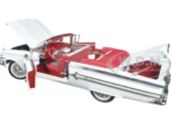 1960 Chevrolet Impala Convertible White 1/18 Diecast Model Car Motormax 73110