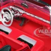 1958 Chevrolet Impala Convertible Lowrider Dark Red Metallic Red Interior Get Low Series 1/24 Diecast Model Car Motormax 79025