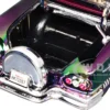 1958 Chevrolet Impala Green and Purple Chrome "Custom Wrap" Series 1/24 Diecast Model Car by Motormax