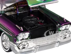 1958 Chevrolet Impala Green and Purple Chrome 
