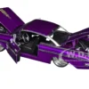 1959 Chevrolet Impala Lowrider Candy Purple with DUB Wire Wheels "Street Low" Series 1/24 Diecast Model Car by Jada