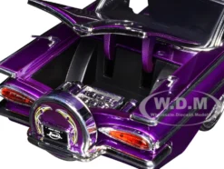 1959 Chevrolet Impala Lowrider Candy Purple with DUB Wire Wheels 