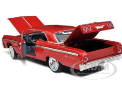 1964 Chevrolet Impala Red 1/24 Diecast Model Car Motormax 73259