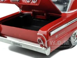 1964 Chevrolet Impala Red 1/24 Diecast Model Car Motormax 73259