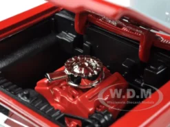 1964 Chevrolet Impala Red 1/24 Diecast Model Car Motormax 73259