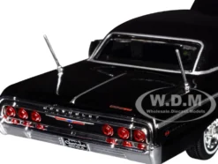 1964 Chevrolet Impala SS Black "Special Edition" Series 1/26 Diecast Model Car by Maisto