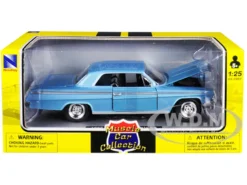 1962 Chevrolet Impala SS Blue 1/25 Diecast Model Car New Ray 71843