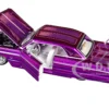 1964 Chevrolet Impala SS Lowrider Candy Purple with Graphics and White Interior "Lowriders" "Maisto Design" Series 1/26 Diecast Model Car by Maisto