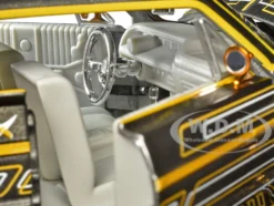 1964 Chevrolet Impala SS Lowrider Gray Metallic with Gold Graphics 