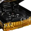 1964 Chevrolet Impala SS Lowrider Black Metallic with Gold Graphics and Gray Interior "Lowriders" "Maisto Design" Series 1/26 Diecast Model Car by Maisto