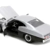 1967 Chevrolet Impala SS Silver Metallic and Black "Bigtime Muscle" Series 1/24 Diecast Model Car by Jada