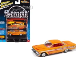 1961 Chevrolet Impala SS 409 Yellow Metallic with Red Stripes and Interior