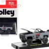 1973 Chevrolet K5 Blazer Open Top Holley Gray with Black Hood Limited Edition 6600 pieces Worldwide 1/64 Diecast Model Car M2 Machines 31500-MJS46