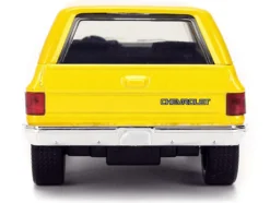 1980 Chevrolet K5 Blazer "SpongeBob Star" Livery Yellow "SpongeBob SquarePants" (1999-Current) TV Series "Hollywood Rides" Series 1/32 Diecast Model Car by Jada