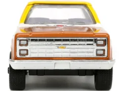 1980 Chevrolet K5 Blazer SpongeBob SquarePants Diecast Figurine Hollywood Rides Series 1/32 Diecast Model Car Jada 31798